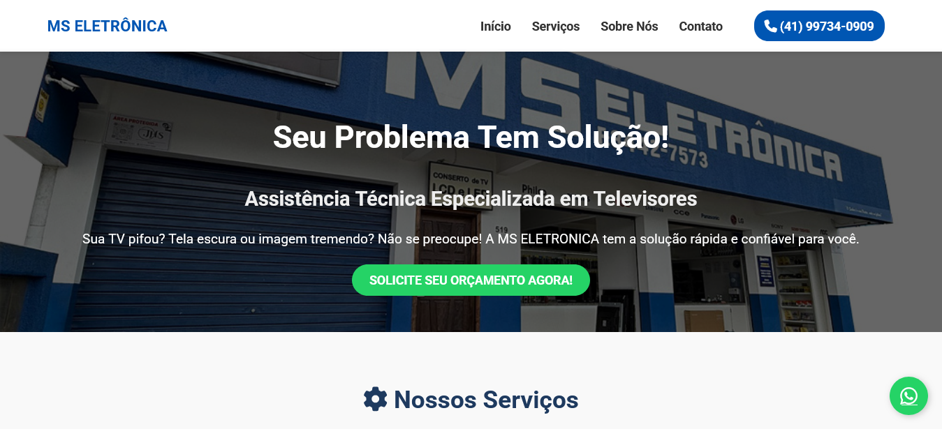 Miniatura do site MS Eletrônica